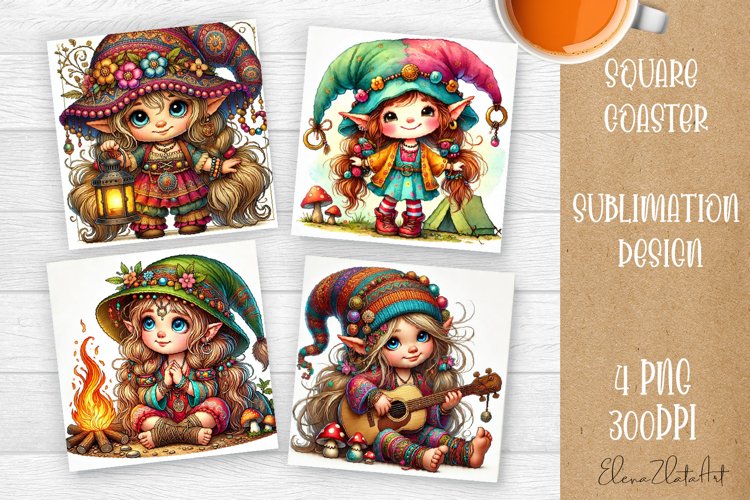 Cute Gnome Clipart Image 8