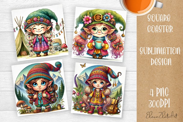 Cute Gnome Clipart Image 4