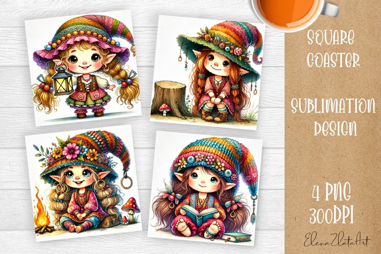 Cute Gnome Clipart Image 5