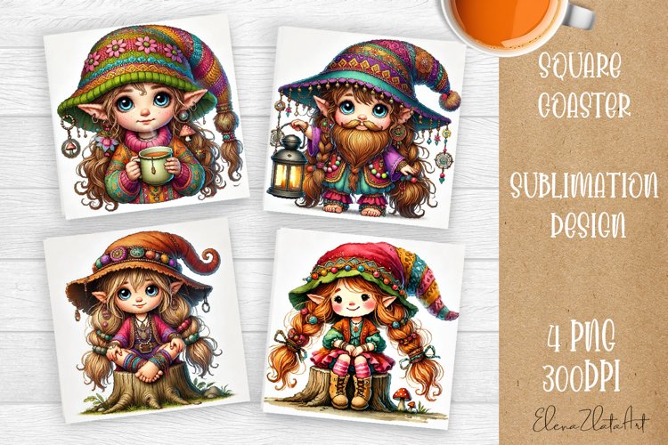 Cute Gnome Clipart Image 6
