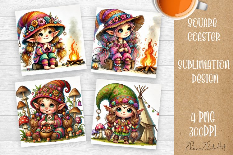 Cute Gnome Clipart Image 3