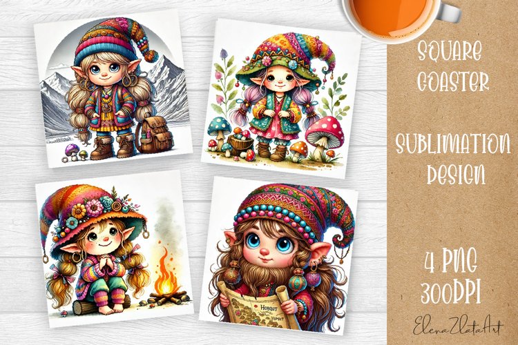 Cute Gnome Clipart Image 2