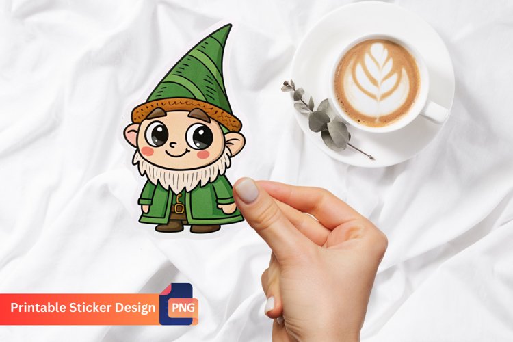 Cute Gnome Clipart Image 3