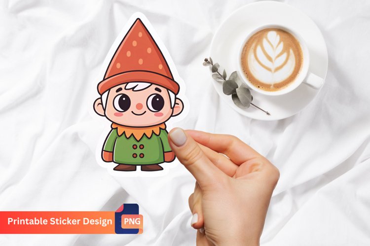 Cute Gnome Clipart Image 24