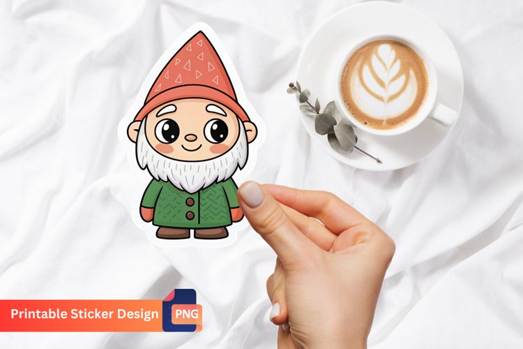 Cute Gnome Clipart Image 2