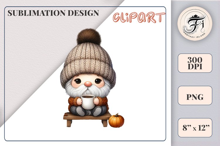 Cute Gnome Clipart Image 16