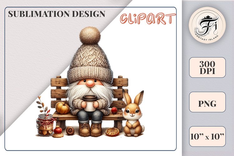 Cute Gnome Clipart Image 17