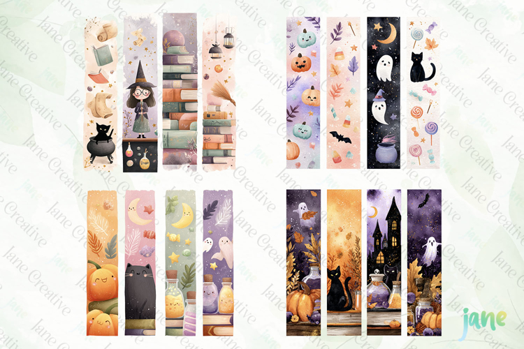 Cute Halloween Brushstroke Clipart