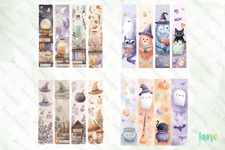 Cute Halloween Brushstroke Clipart