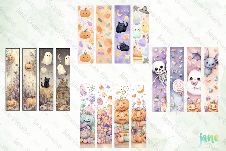 Cute Halloween Brushstroke Clipart