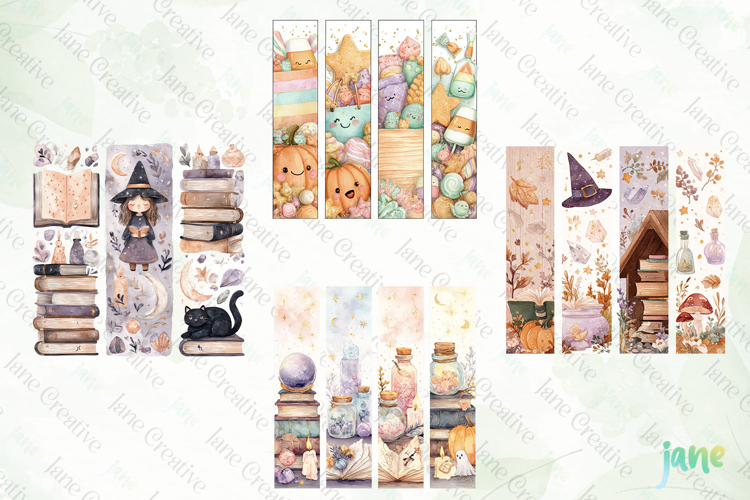 Cute Halloween Brushstroke Clipart