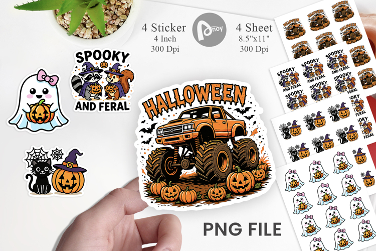 Cute Halloween Sticker