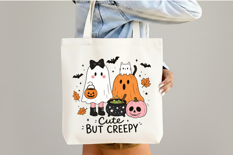 Cute Halloween Hand Drawn Sublimation
