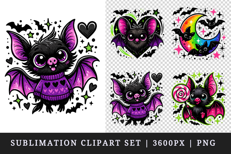 Cute Halloween clipart printable sublimation design png