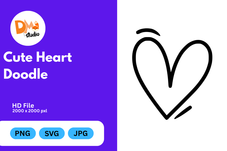 Drawn Heart Clipart Image 20