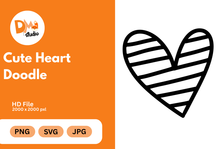 Drawn Heart Clipart Image 19