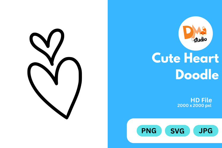 Drawn Heart Clipart Image 17