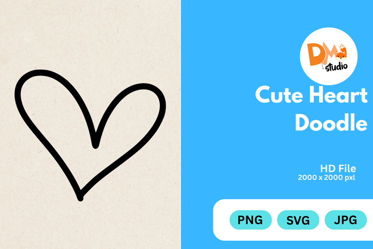 Drawn Heart Clipart Image 16