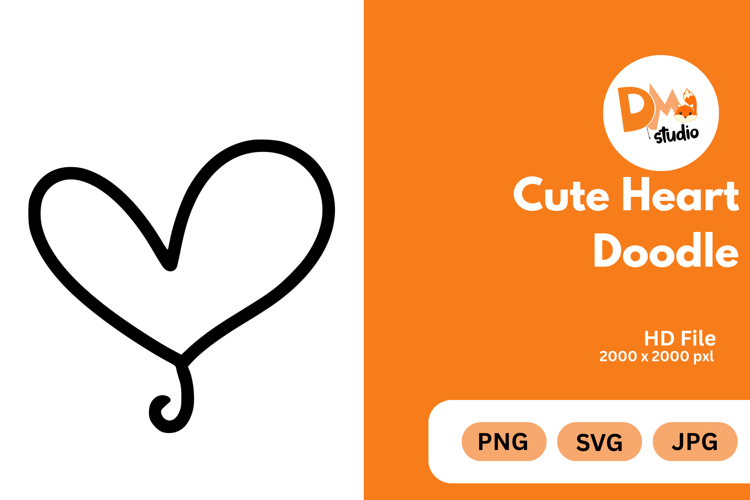 Drawn Heart Clipart Image 15