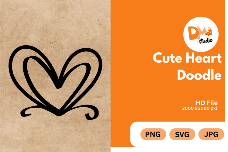 Drawn Heart Clipart Image 14