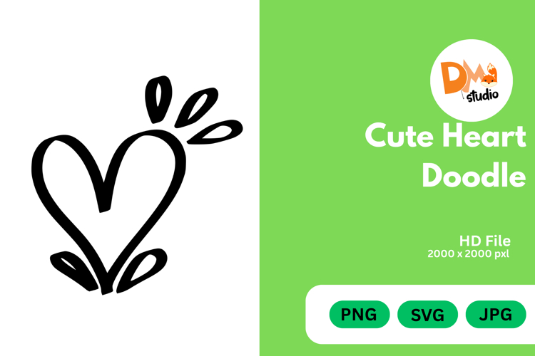 Drawn Heart Clipart Image 13