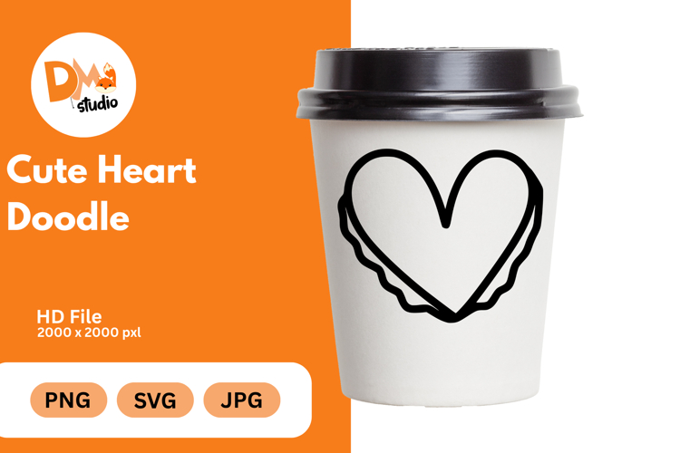 Drawn Heart Clipart Image 5