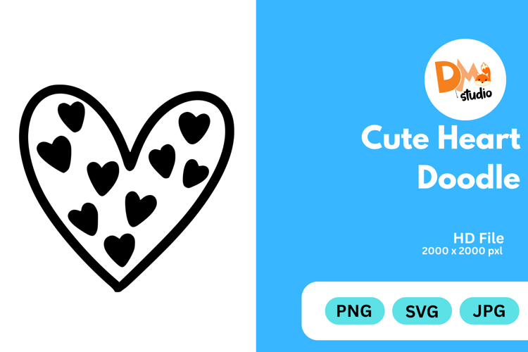 Drawn Heart Clipart Image 3