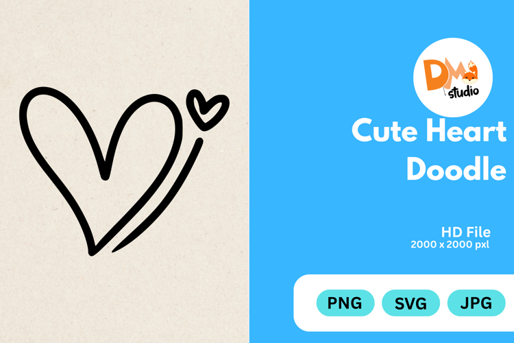 Drawn Heart Clipart Image 2