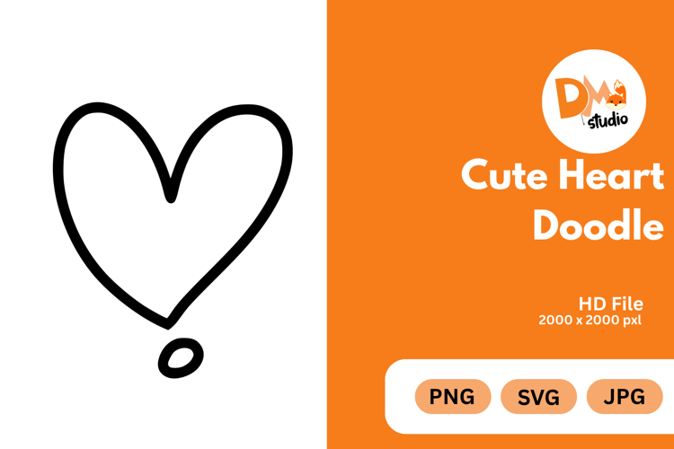 Drawn Heart Clipart