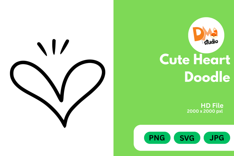 Drawn Heart Clipart Image 24