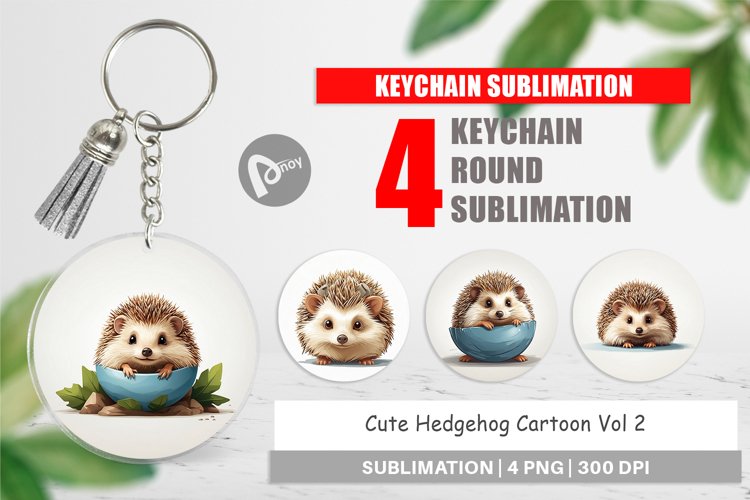 Keychain Cute Hedgehog