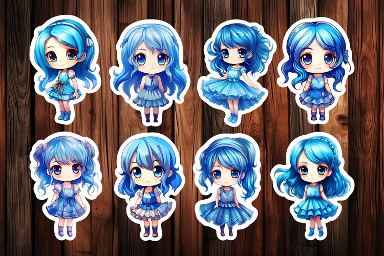 50PCS Cute Pink Stickers, Kawaii Girl Style Sticker Set For