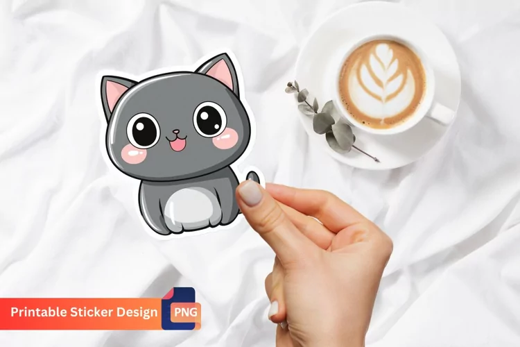 Cute Kawaii Sticker, kawaii Animal Sticker