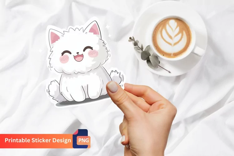 Cute Kawaii Sticker, kawaii Animal Sticker