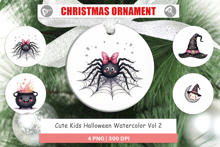 Cute Kids Halloween Ornament