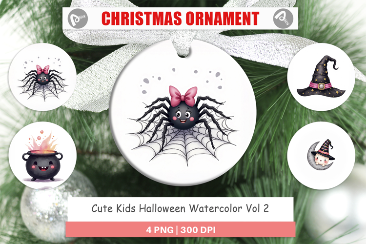 Cute Kids Halloween Ornament