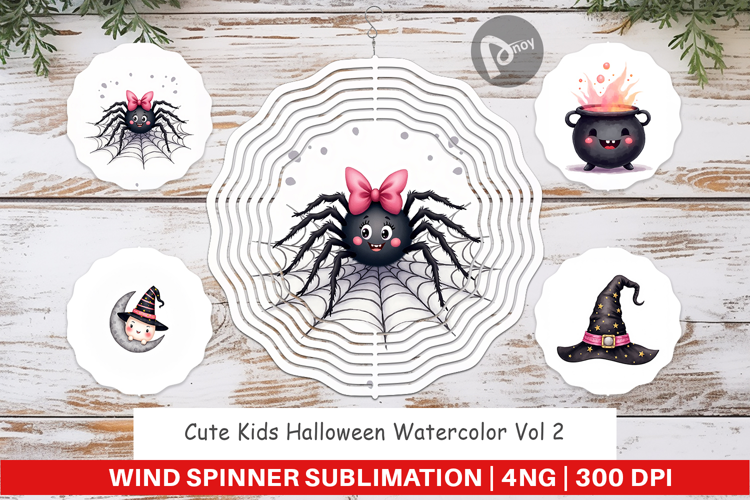 Cute Kids Halloween Wind Spinner