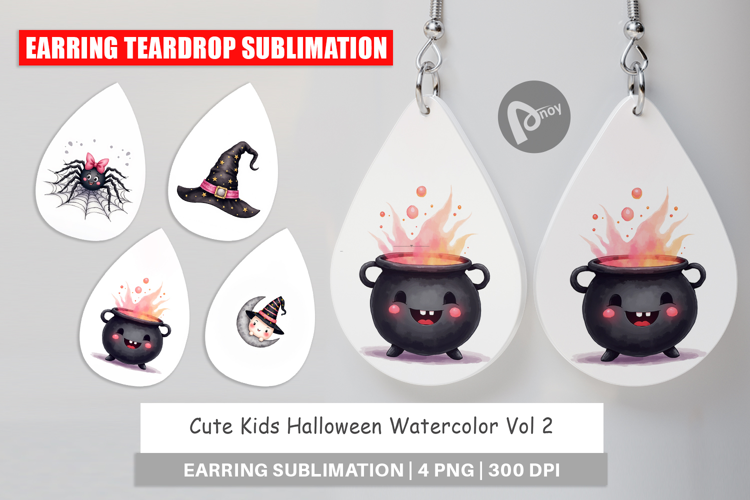 Cute Kids Halloween Earring
