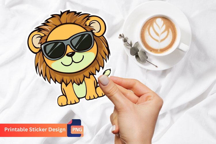 Cute Lion Clipart Image 3