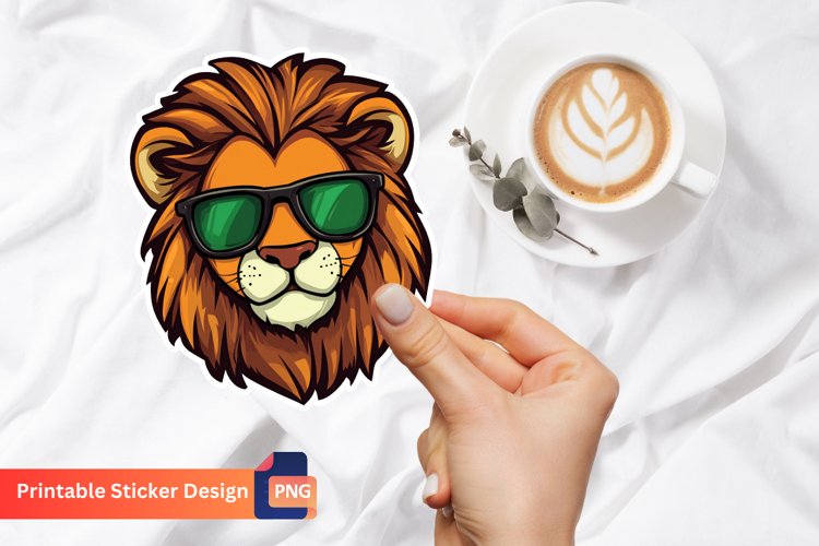 Cute Lion Clipart Image 5