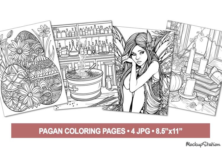 Cute Magic Coloring Pages for Adults | Printable Papers