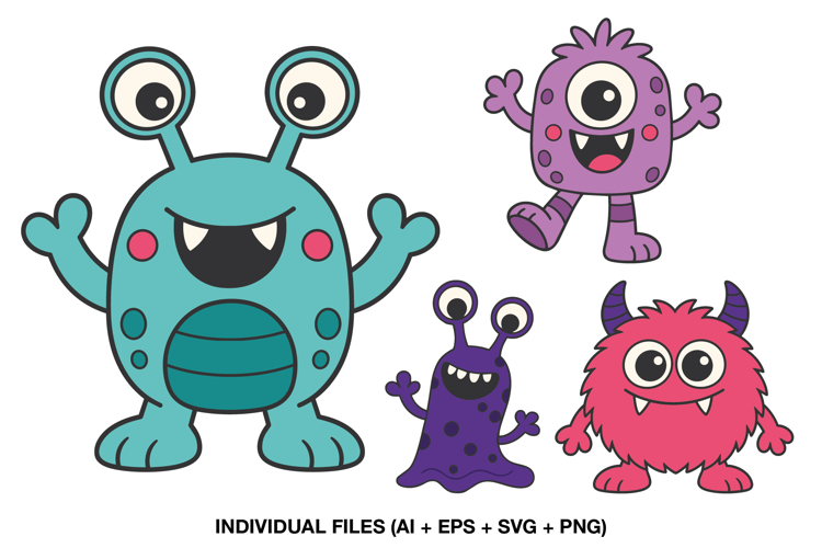 Colorful Cartoon Creatures for Kids T-Shirts and Accessories