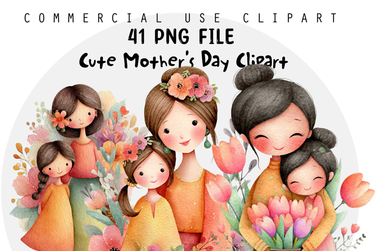 Cute Mothers Day Clipart