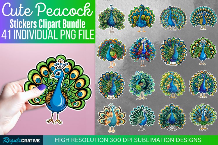 Peacock Clipart Image 14