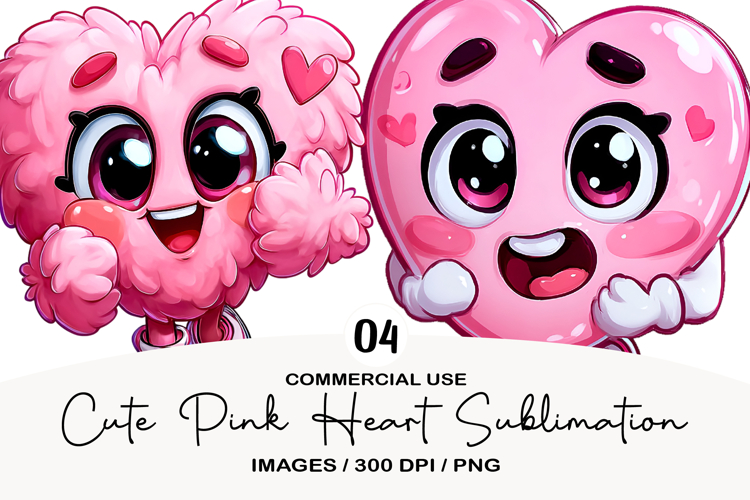 Pink Heart Png Image 11