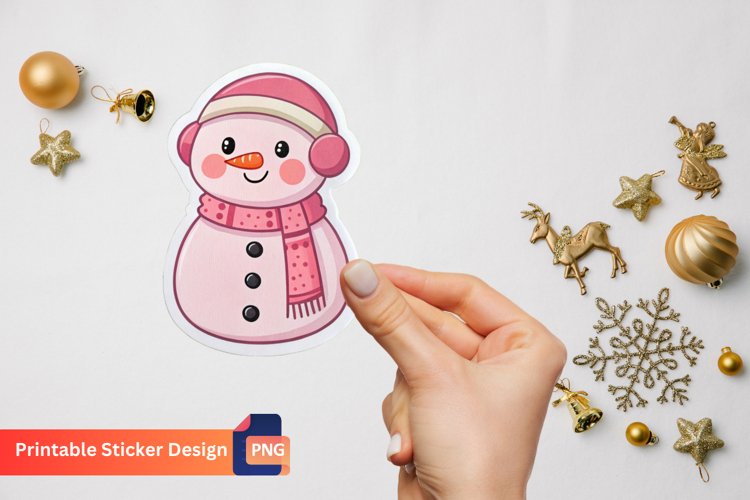 Cute Snowman Clipart Image 19