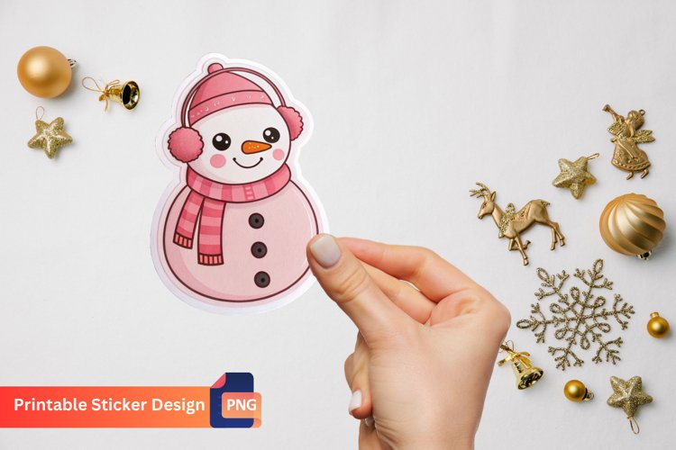 Cute Snowman Clipart Image 18