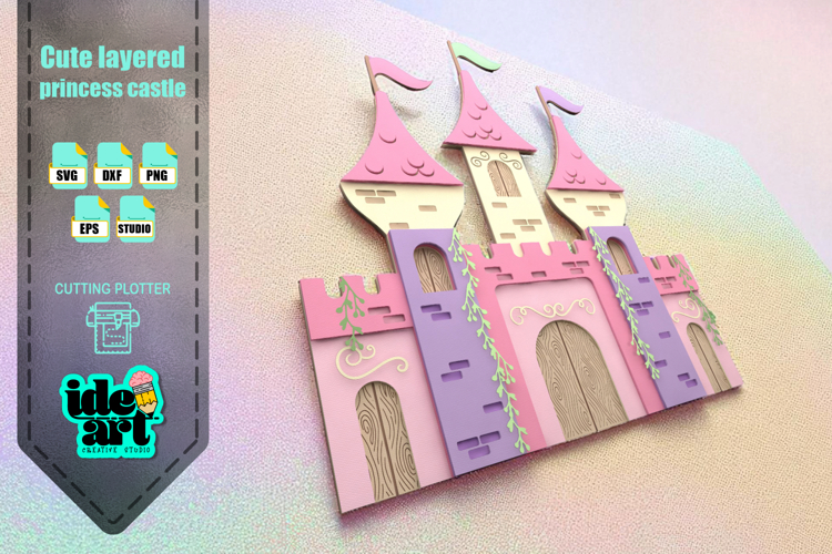Cute Layered Princess Castle
