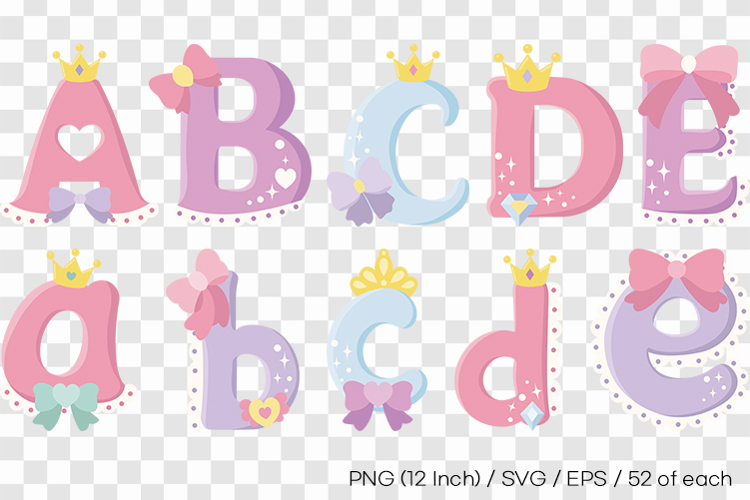 Princess Monogram Svg Image 17