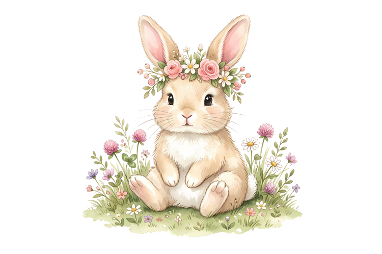 Cute Rabbit Png| Fairy Garden Png